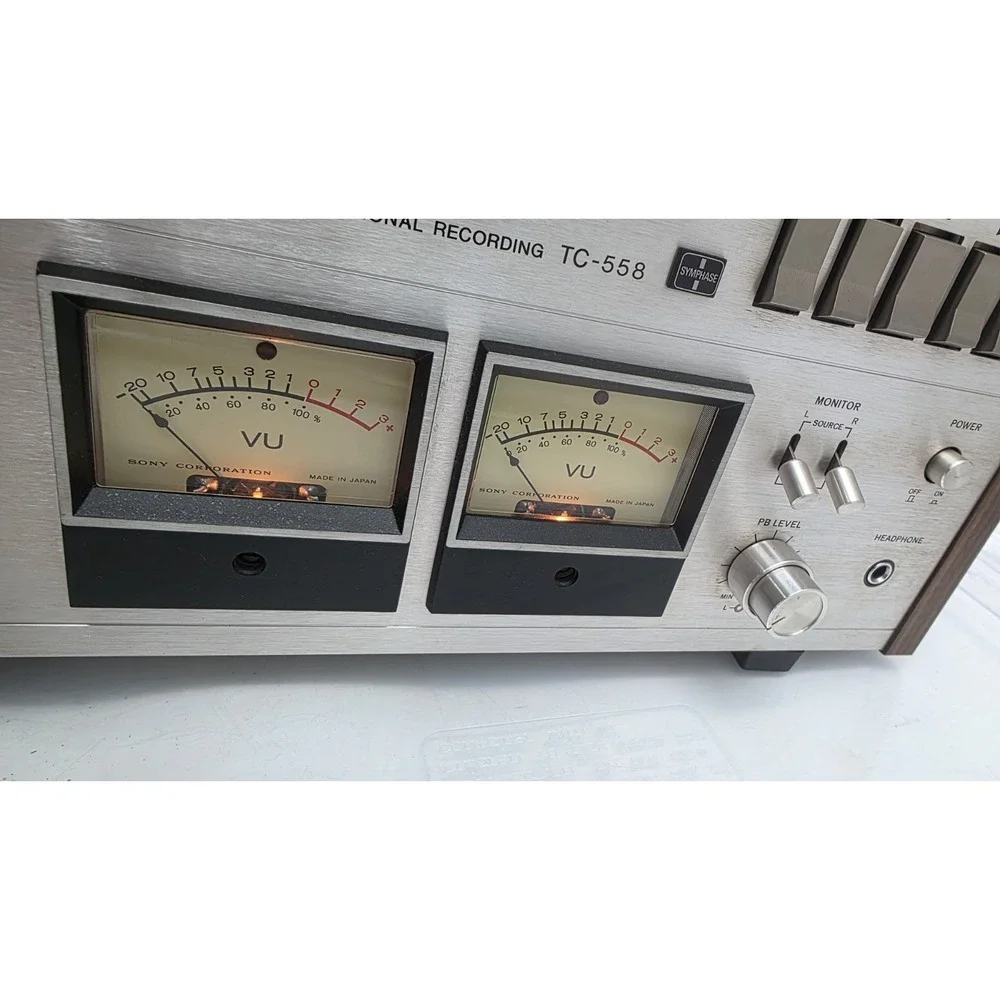 Sony TC-558 Stereo Reel to Reel Tapecorder  Vintage Condition